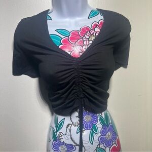 Shein Black Crop Top